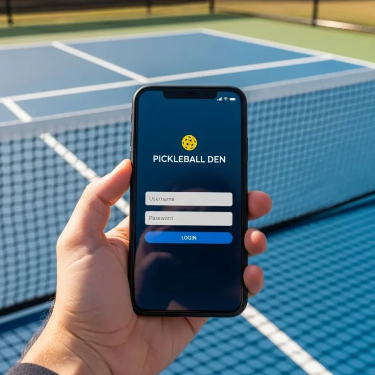 How to Use Pickleball Den App & Login