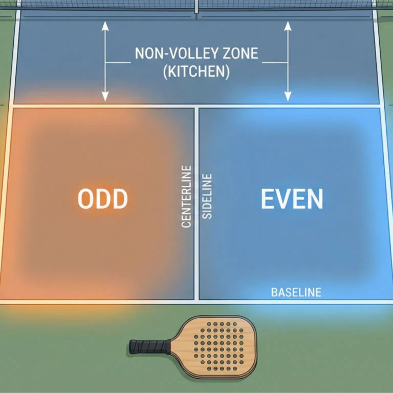 pickleball rules singles