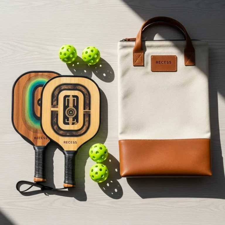 Recess pickleball paddles performance test on court