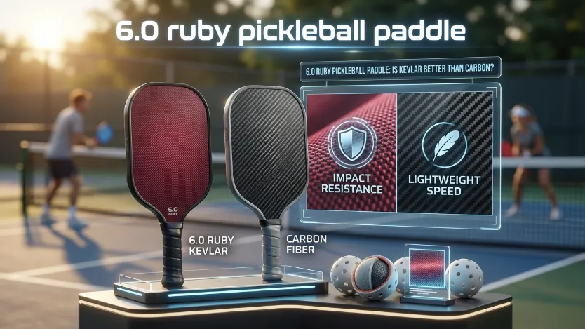 Is the 6.0 ruby pickleball paddle the spin king of 2025? Our deep-dive review explores its Kevlar face, sweet spot, and why it beats carbon fiber.
