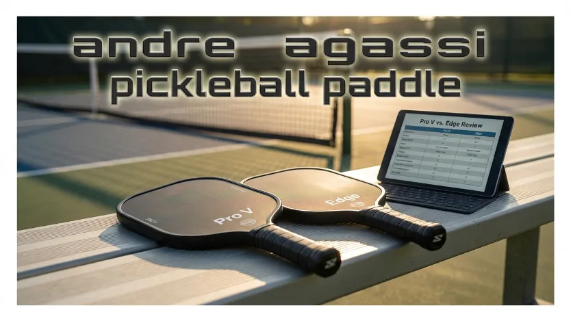 Is the andre agassi pickleball paddle worth the hype? Discover why this "canoe oar" shape is dominating US courts and how to spot fakes using NFC tech.