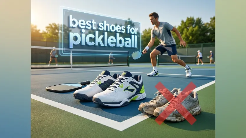 Stop ruining your running sneakers! Find the best shoes for pickleball with top durability and lateral support for indoor and outdoor courts.