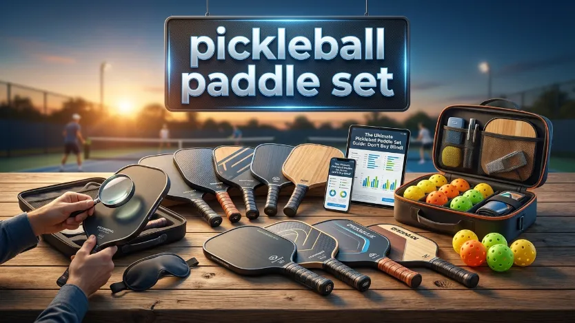 Stop wasting money on "plywood" paddles. Pickleball paddle set guide for 2026: Find the best carbon fiber bundles for pro-level spin and control!