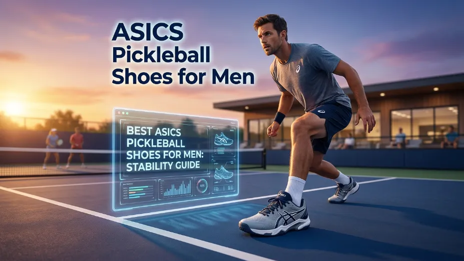 Stop risking ankle rolls in running sneakers! Discover the best asics pickleball shoes for men to stabilize your game with official Gel tech and AHAR soles.