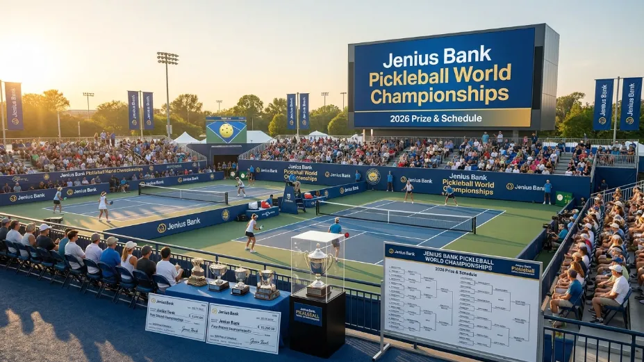 Discover the 2026 Jenius Bank Pickleball World Championships! Get the full schedule, prize money breakdown, and pro tips. Master the court in Dallas.