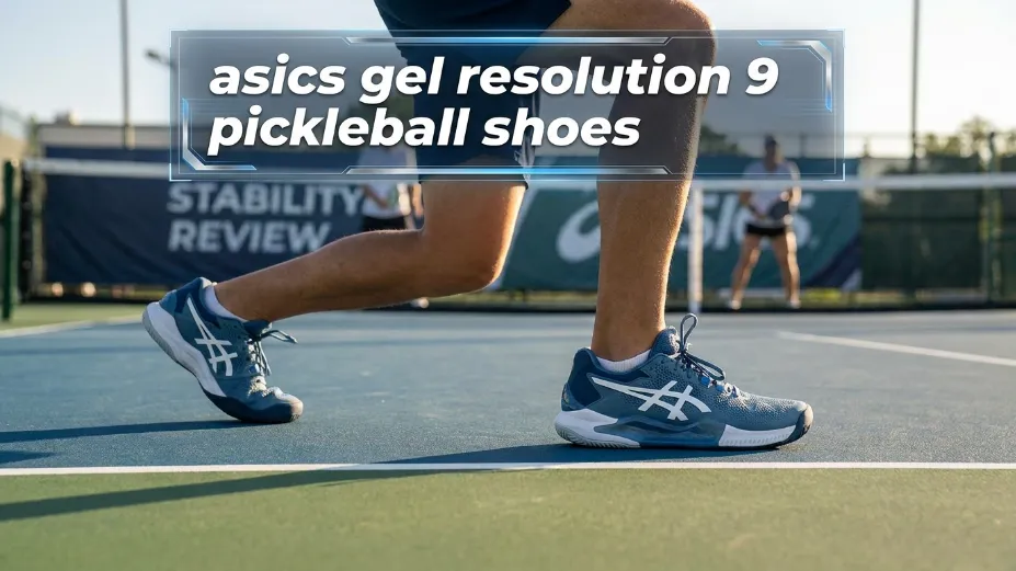 Master the court with asics gel resolution 9 pickleball shoes. Engineered for elite lateral stability and DYNAWALL™ power. Get the professional edge today!