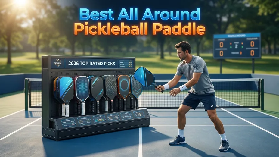Struggling to choose between power and control? Here is the best all around pickleball paddle of 2026, tested for elite spin, speed, and sweet spot.