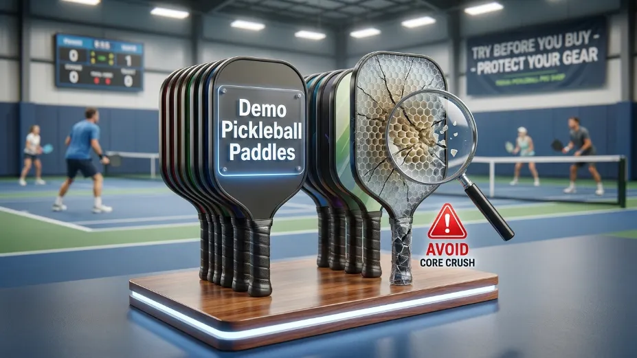 Don't waste $300 on the wrong gear. Learn how to test demo pickleball paddles on-court and check our updated 2026 store policy comparison guide!