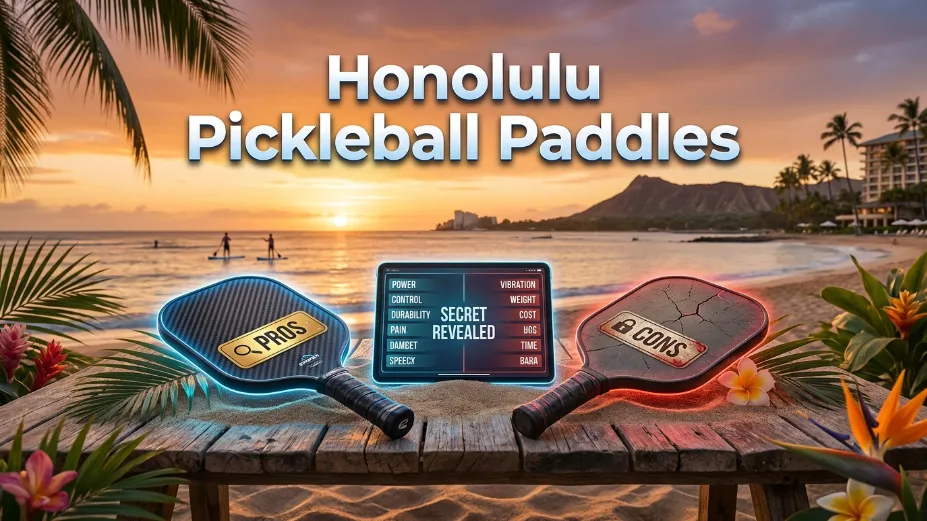 Are honolulu pickleball paddles worth the investment? Read our deep dive into Gen 4.5 tech, core crushing risks, and the secret handle length trap