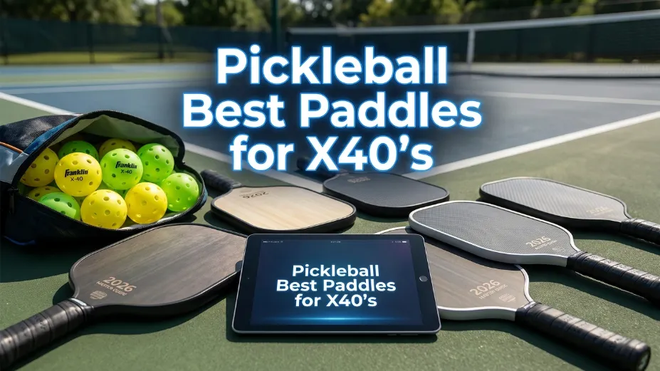 Find the pickleball best paddles for x40's and stop struggling with ball mushiness. Our 2026 guide reveals how to tame the standard ball for elite spin
