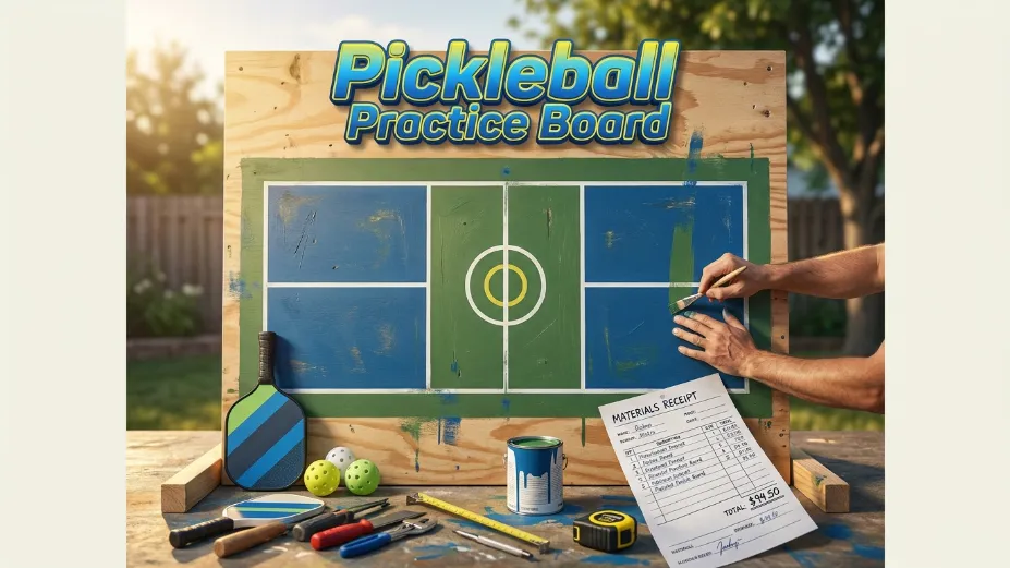 HOA noise complaints? Solve the 1,600 Hz pop with an acoustic-grade Pickleball Practice Board. Pro materials, DIY blueprints, and elite spin-reversal drills.