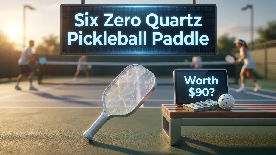 Don't buy the six zero quartz pickleball paddle until you read this. We expose the raw truth about its sweet spot and lack of power.