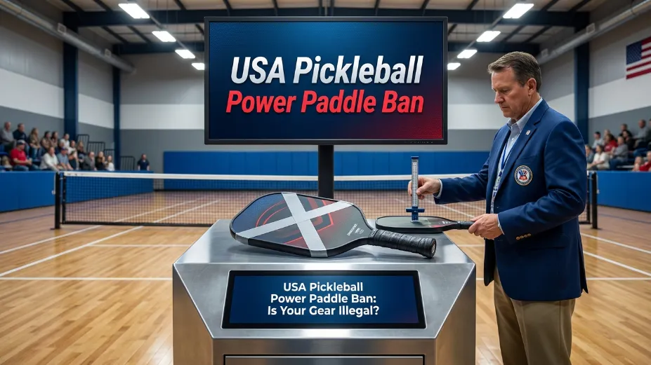 Tracking the usa pickleball power paddle ban? Avoid instant disqualification. Check the official 2026 compliance roster and certified gear alternatives now!