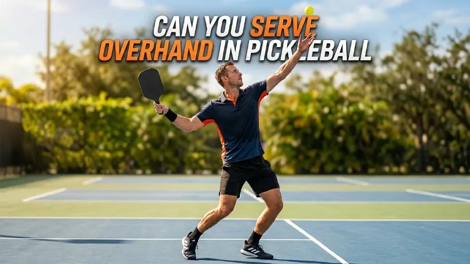 Can you serve overhand in pickleball? Discover why this powerful move is banned, the math behind drop serves, and a massive recreational play loophole.