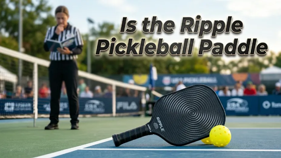 Is the controversial ripple pickleball paddle still tournament legal? Discover the truth behind Ronbus's raw elastomer core in this technical review.