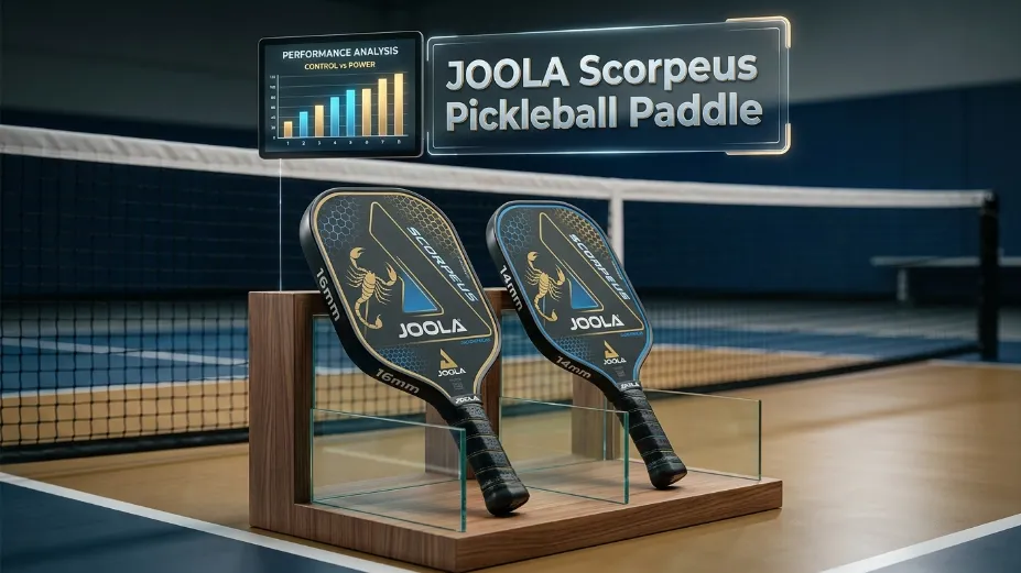 Struggling with pop-ups? Master your defense with the JOOLA Scorpeus pickleball paddle. Read our ultimate 16mm vs 14mm breakdown to elevate your game!