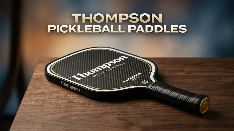 Are Thompson pickleball paddles worth $249? Read our deep-dive review exploring T1100 carbon fiber, spin rates, and the controversial oval grip.