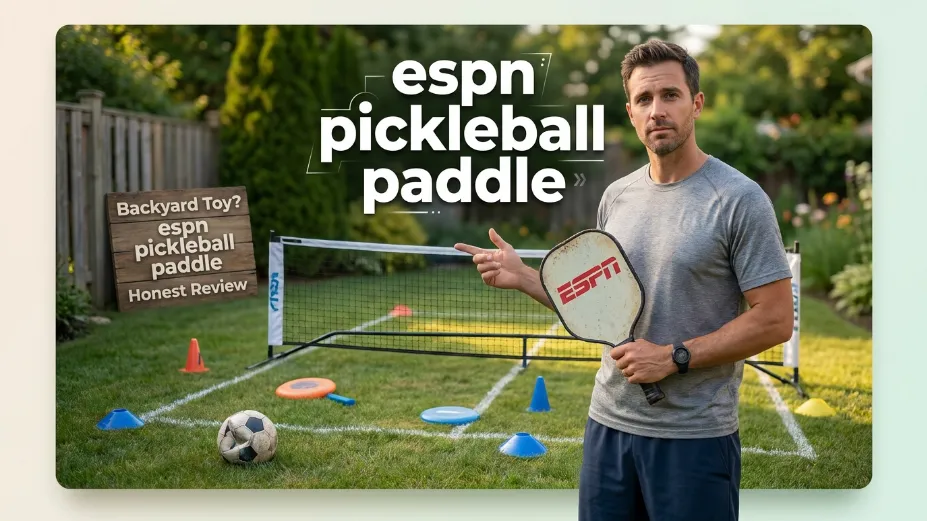 Don't buy the espn pickleball paddle until you read this! We expose the biomechanical weight flaws and tournament approval traps in this US review.
