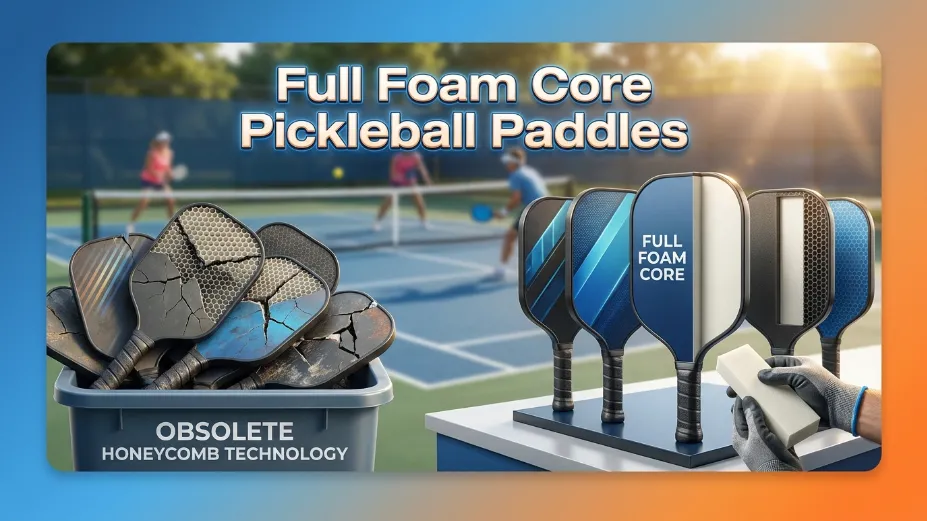 Are Full Foam Core Pickleball Paddles the future or just 2026 hype? Uncover the truth about Gen 4 tech, real paddle deflection, and durability.