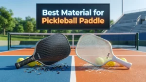 What is the best material for pickleball paddle performance? Uncover the science of carbon fiber vs. fiberglass to boost spin & save your elbow!