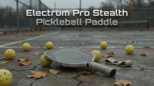 Does the electrum pro stealth pickleball paddle feel like a wooden board? Read our deep-dive review on its 12mm core, spin decay, and lead tape fixes.
