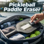 Restore 100+ RPM of lost spin instantly! Discover how a pickleball paddle eraser cleans plastic ball dust & grit without damaging your raw carbon face.