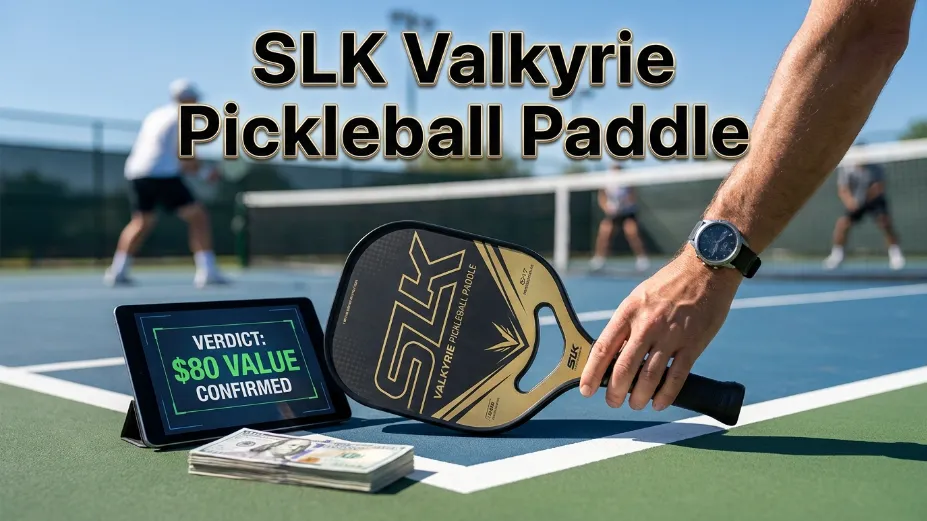 Looking for the ultimate $80 control paddle? Our review of the slk valkyrie pickleball paddle exposes its real spin, sweet spot, and durability limits.
