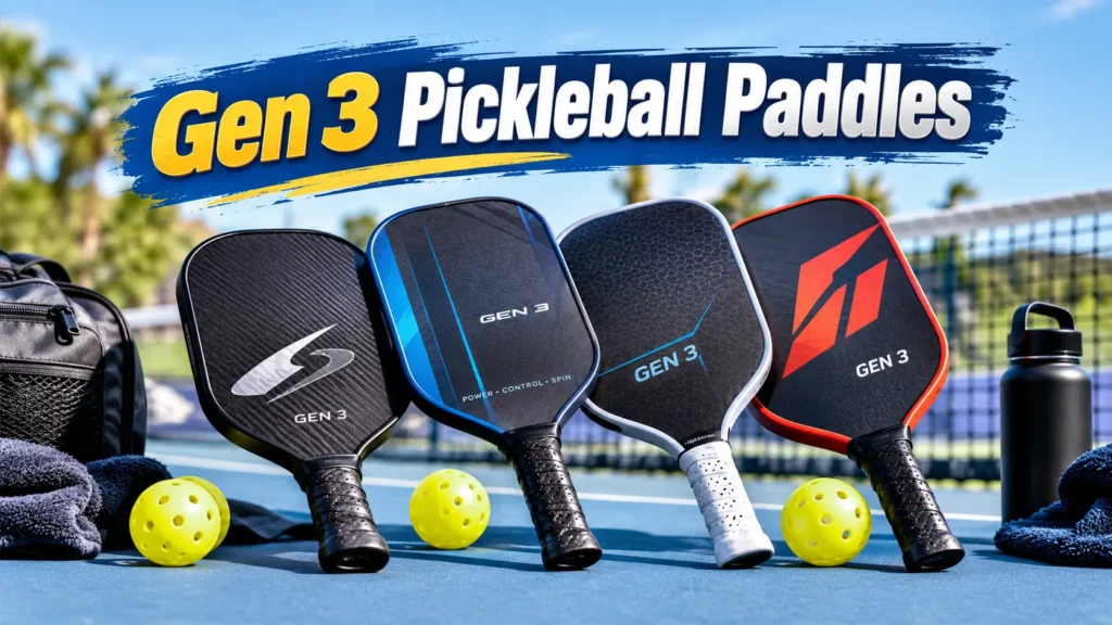 Discover the top gen 3 pickleball paddles to elevate your game. We break down power, spin, and USAP rules to help you find the best paddle today.
