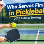 Stop guessing who serves first in pickleball! Learn the updated 2026 rules, singles vs. doubles differences, and winning strategies to dominate